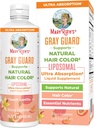 MaryRuth Organics Hall Guard Liposomal, toetab looduslikku juuste värvi, vask ja pantoteenhape, püha basiilik ja traditsioonilised maitsetaimed, E-vitamiin ja B-vitamiin üldise tervise jaoks, vanuses 18+, 15.22 Fl oz