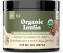 Puhas orgaaniline inuliinipulber Fiber Supplement - (Jerusalem Artichoke) Prebiootiline Bulk Inuliin Fiber Pulber 8oz Seedimine & Soolestiku Tervis