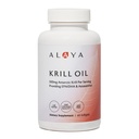 Alaya Naturals - Antarktika krillõli 500mg täiendus fosfolipiididega, EPA / DHA Omega 3 ja astaksantiin - mitte-GMO - PCB testitud krillõli - 60 Softgels