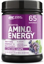 Optimum Nutrition Amino Energy - Pre Treening rohelise tee, BCAA, Aminohapped, Keto Sõbralik, Rohelise Kohvi ekstrakt, energiapulber - Concord Viinamarja, 65 Servings (pakendamine võib varieeruda)