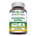 Hämmastav valem Glükoosamiini Sulfate Supplement | 1500 Mg Serving | 120 kapslit | Mitte-GMO | Gluteenivaba | Valmistatud USAs