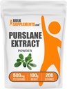 BulkSupplements.com Purslane Extract Powder - Portulaca Oleracea Extract, Purslane Supplements - alates Purslane Herb, Gluten Free, 500mg per Serving, 100 g (3,5 oz) (pakk 1)