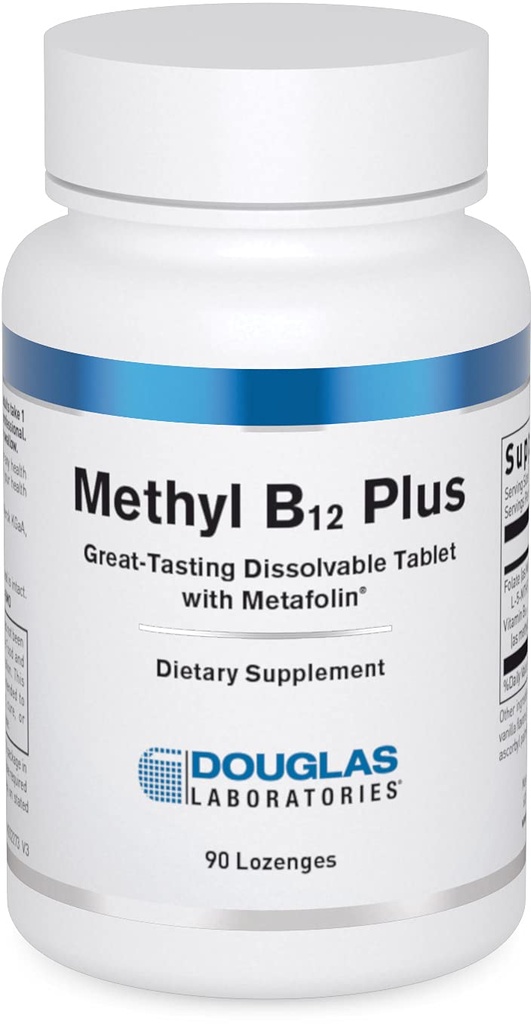 Douglas Laboratories Methyl B12 Plus | Toetab ainevahetust, energiat, vererakkude tootmist, närvisüsteemi ja hormoone * | 90 lozenges