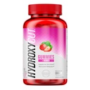 Hydroxycut Gummies + Naised, Maasikas - 99% Kofeiinivaba - toetab juukseid, nahka ja küüneid - Metabolize süsivesikuid, valke ja rasvu