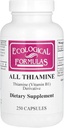 Ökoloogilised valemid Allitiamiin B1-vitamiini kapsel, 50 mg, 250 loend