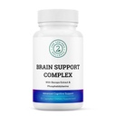 Aju tugikompleks - täiustatud kognitiivne tugilisa koos Ginkgo Biloba, Bacopa Monnieri, fosfatidüülseriini, Huperzine-A, naistepuna - 30 Ct