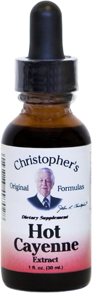 Christopheri originaalsed valemid Hot Cayenne ekstrakt, 1 fl oz - looduslik taimsete toidulisand