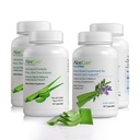 AloeCure Organic Aloe Vera kapslite pakend - 4 tükki - 2 x VeraFlex, 2 x Aloe Vera kapslit