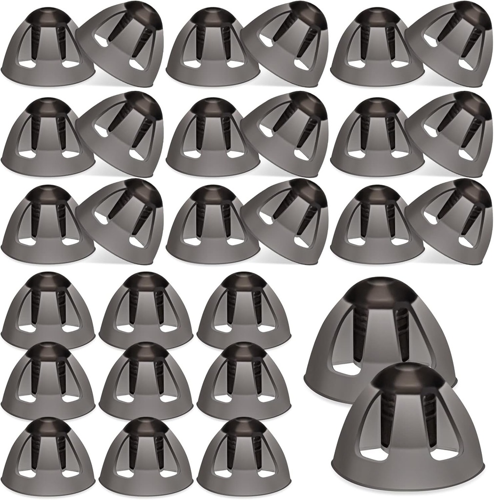 Geiserailie 30 Tcs Kuulmisabi Domes 8mm Kuulmisabi Avatud Domes Asendused Keskmised Avatud Kuulmisabi Aksessuaarid Ühilduvad GN Resound Kuulmisabiga Ear Tips