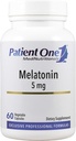 Üks patsient 5 mg melatoniin | tervisliku une / ärkveloleku tsükli toetamine * | loomulik uneabi | 60 kapslit