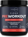 Tüüp Zero Clean Pre Workout (11,3 oz, Fruit Punch) + suhkrupeedi juur + L-arginiin + L-tsitrulliin, 2G Arginiin, L-tsitrulliinmalaat, beeta A, suhkruvaba, orgaaniline kofeiin Preworkout meestele ja naistele