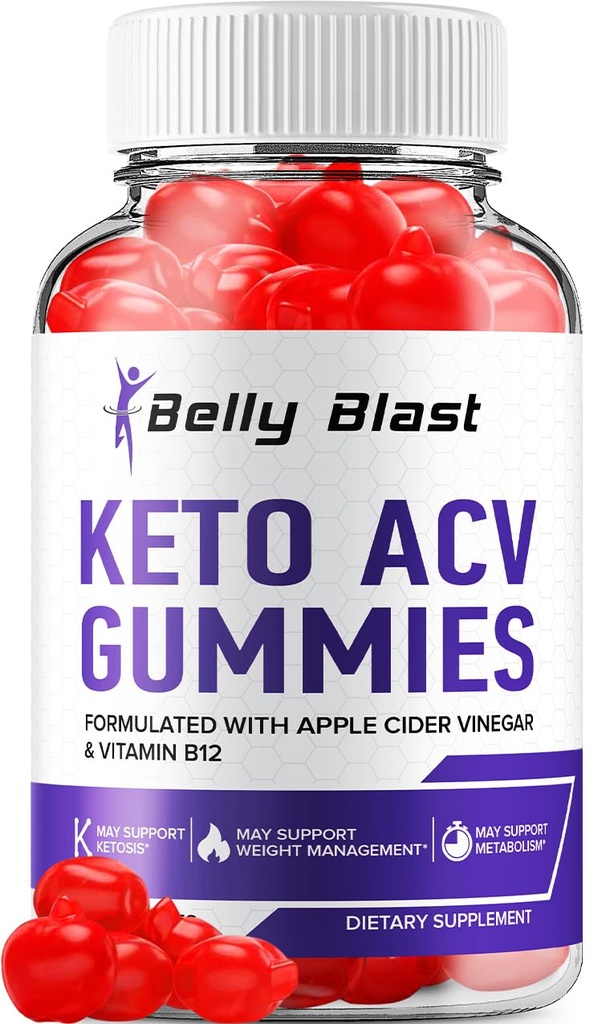 Belly Blast Keto ACV Gummies - Advanced Formula Belly Blast Keto Plus ACV Gummies Apple Cider Äädikas, Kaalujuhtimine, BellyBlast ACV Dietary Supplement Reviews Mehed Naised (60 Gummies)
