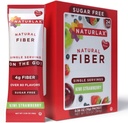 Suhkruvaba Kiwi Maasikas Maitsestatud Psyllium Husk, 24 kiudpakendit