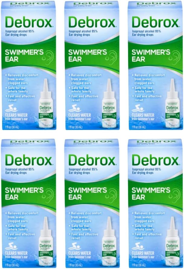 Debrox Swimmer's Ear Drying tilgad täiskasvanutele ja lastele, 1 Fl oz. (Kokkuvõte 6)