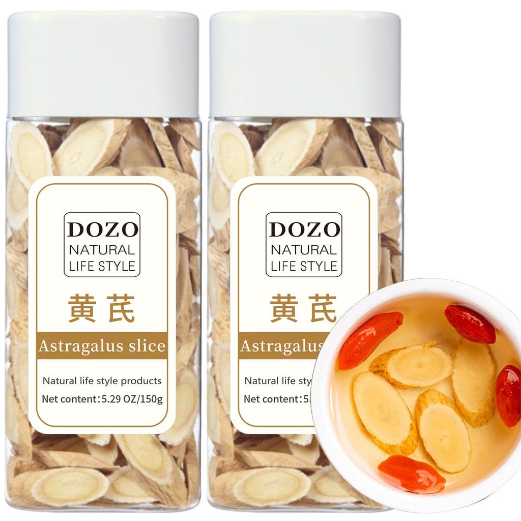 DOZO Astragalus Slice Radix Astragalus Root Huang qi Tea 黄芪 300g/10,5oz Premium Astragalus Root Teeviilud 黃芪