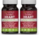 Põhibrändid Smart Heart lõhnatu Omega-3 Fish Oil 1000mg - Triple Strength EPA & DHA, Non-GMO, Heart & Cognitive Support - 90 Burpless Softgels - 2-Pack