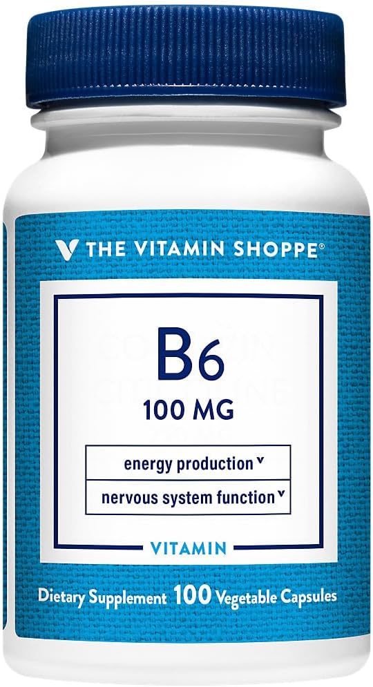 Vitamiin Shoppe B6 100MG (100 kapslit)