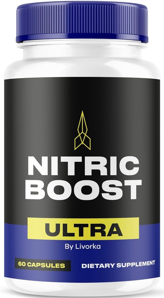 1 pakend - NitricBoost Ultra kapslid, NitricBoost Ultra Advanced valem, 60 kapslit 1 kuu jooksul