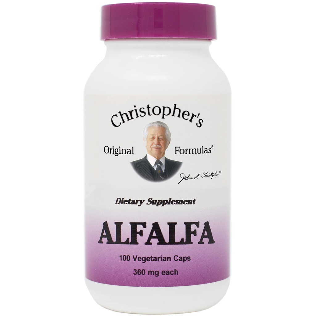 Alfalfa lahkus dr Christopher 100 VCapsist