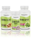 NaturalSlim Candida Cleanse Support Supplements Bundle - Candiseptic Kit Anti Overgrowth, Gut & Colon Cleansing 242 kapslit kokku - 28 päeva puhastusprogramm Formuleeritud Frank Suarez (2 Pack)