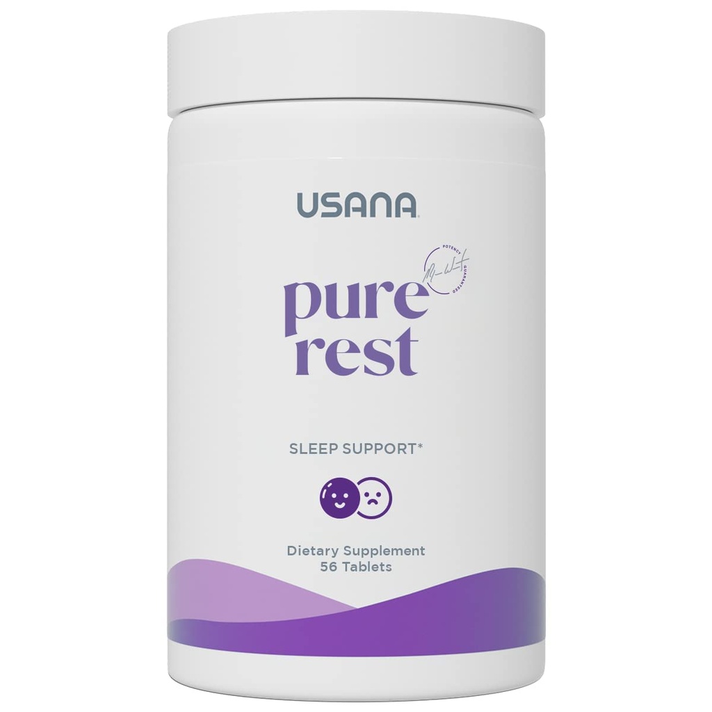 USANA Puhta Puhta Puhta Melatoniini lisand une toetamiseks * - Kiire tegutsemine - suhkruvaba - 56 tabletti