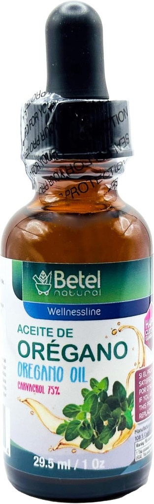 Betel Natural Premium Oregano Oil 75% karvakrool - 1 fl oz