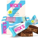 Nick’s Triple Chocolate Protein Bars – 12-Count Box | High Protein, Low Calories, Low Carbs, Keto Friendly, No Added Sugar