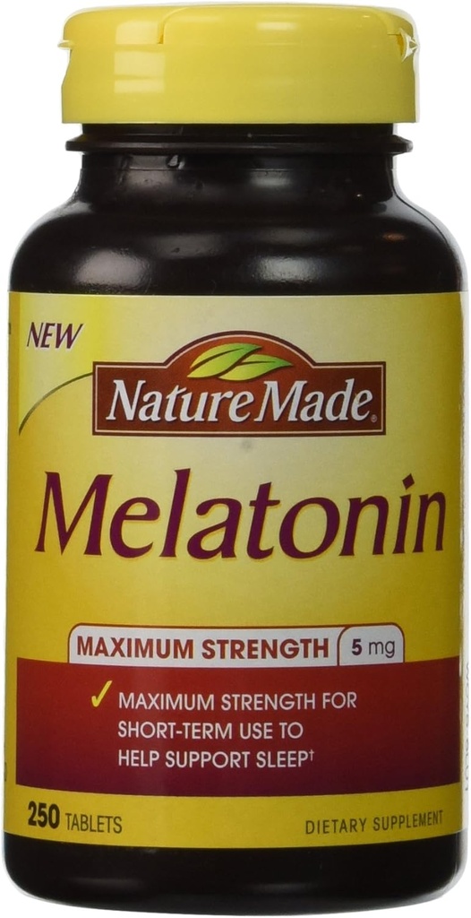 Nature Made® melatoniin 5 mg, 250 tabletti