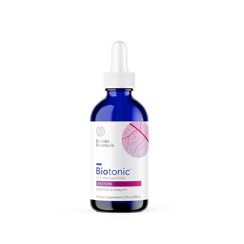 Bio-Botanical Research Biotonic Adaptogenic Toonik - Vedel Tinktuur tilgad Adaptogen Supplement, mis aitavad taastada energia ja aidata vähendada juhuslikku väsimust - Taimne Eliksiir immuunsüsteemi toetamiseks (2 oz)