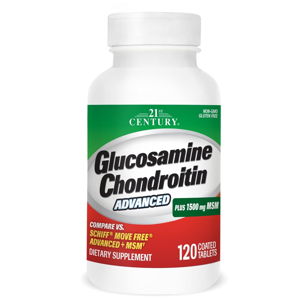 21st Century Healthcare Glükosamiin Kondroitiin Advanced 120 Tabs (27291)