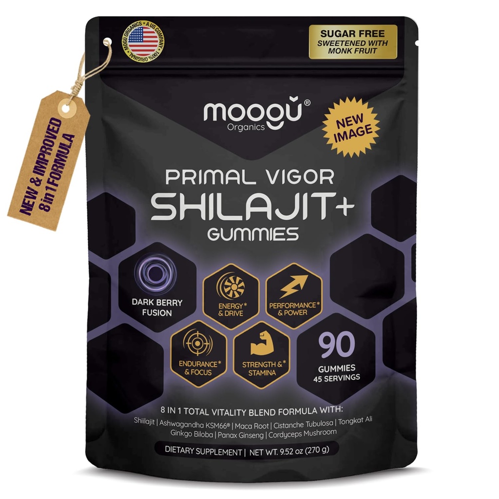 18 000 mg Pure Himalayan Shilajit (90 Gummies) Ashwagandha, 75% Fulvic Acid & 85+ Trace Minerals I Mehed, Naised I Panax Ginseng, Rhodiola, Turmeric, Gingko Biloba, Cordyceps, Sting Nettle.