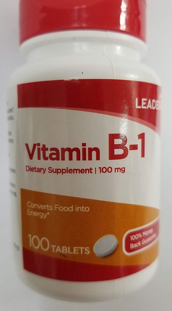 Leader Vitamiin B-1 100 mg, 100 tabletti iga (3 pakendis)