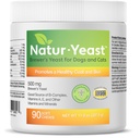 Rohelised lemmikloomad Orgaanilised Natur-Yeast Breweri pärm koertele ja kassidele - toetab immuunsüsteemi ja seedimist, edendab tervislikku nahka ja läikivat katet, 90 pehmet närimist