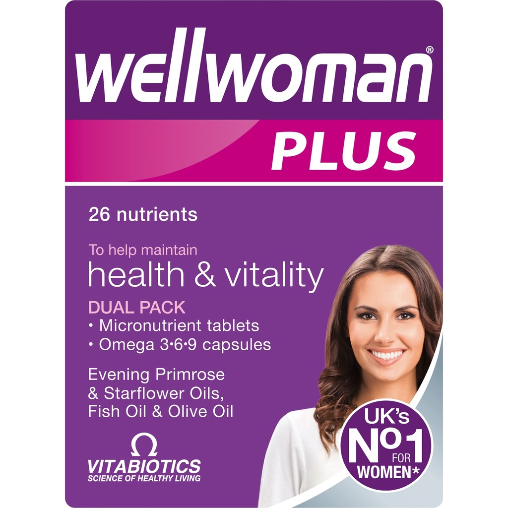 Vitabiootikumid Wellwoman Plus tabletid 56 kapslit
