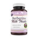 Berberine HCL 1200mg koos piimaohaka ja tseiloni kaneeliga, Ampk Metaboolne aktivaator, tervislik immuunsussüsteem ja seedetrakti heaolu, 40 serveerimist, 120 Veggie kapslit