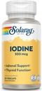 Solaray jood 500 mcg | Võib aidata toetada tervislikku kilpnäärme funktsiooni, ainevahetust, fookust ja energiat | Mitte-GMO, vegan | 30 VegCaps | Pakend 2