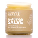 Calendula Salve, Calendula Cream, joonistus Salve, Calendula salv, Ora's Amazing Herbal, kookospähklivaba Salve, mis on valmistatud orgaanilise kalendri ja lagritsa juurega, 4 oz