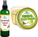 Juveelweed Topical Mist 8 Oz ja Taimne Jalg Salve 4 Oz - Lahendused sügelemiseks, et muuta igapäevase nautimine lihtsamaks