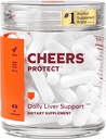 Cheers Protect | Daily Maks Supplement for Drinkers with L-Cysteine + DHM | Suurendage Glutatiooni taset | 30 annust | tsüsteiin, dihüdromüüritsetiin, piimaohakas, okkaline pirn, B-vitamiinid, ingver