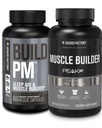 Jacked Factory Build PM Night Time Lihaste ehitaja & Sleep Aid (60 kapslit) & Essentials Lihaste ehitaja - Daily Strength Ehitaja meestele Peak ATP (30 kapslit)