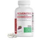 Bronson Resveratrol 500 Complex Standardized Trans-Resveratrol + Viinamarjade Seed & Red Wine Extract, 250 kapslit