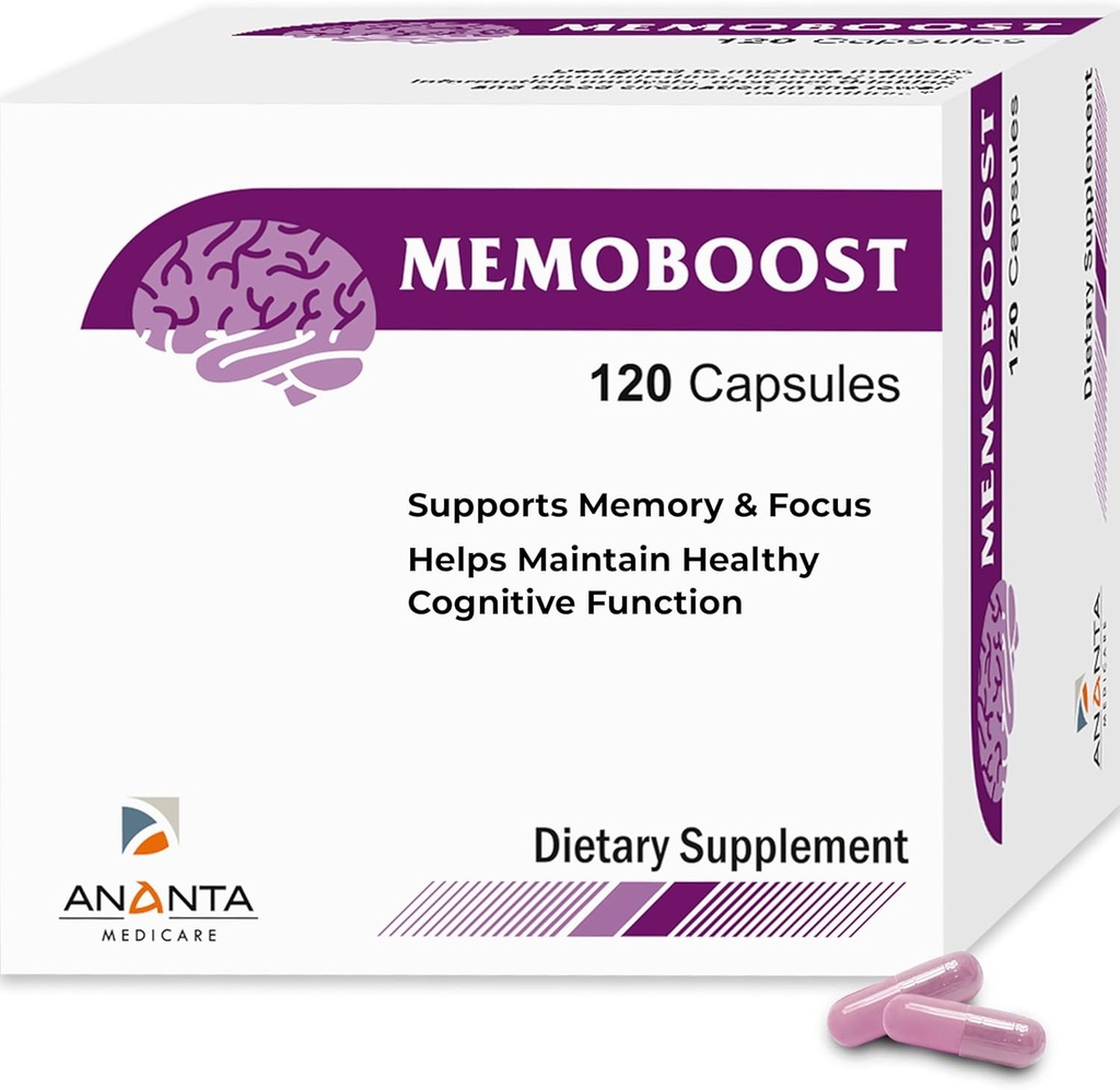 MEMOBOOST Ananta Medicare - taimsed toidulisandid (120 kapslit)