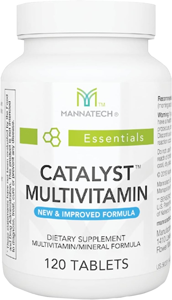 Mannatech Catalyst Multivitamiin 120 tabletti, maksimeerige oma multivitamiini. Annab antioksüdandid A-vitamiini, C-vitamiini ja E-vitamiini, nüüd koos Ashwagandhaga, et toetada teid füüsiliselt ja emotsionaalselt