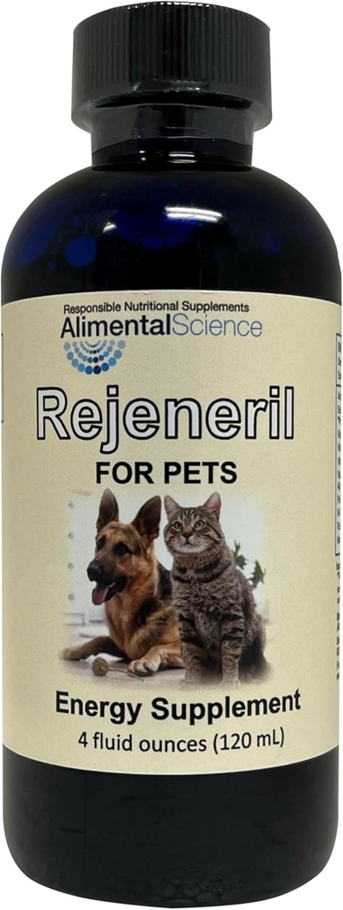 Rejeneril-FP 4oz kuni 240 serveerimist Loomulikult leevendab lemmikloomade väsimust Suurendage energiat Normaalne isu Immuunsüsteemi tugikoer Kass ja Lemmikloom Antioksüdandid Vitamiin Mineraallisand Pikaealisus Vitaalsus