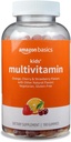 Amazon Basics Laste Multivitamiinid, 190 Gummies, Orange, Kirss Ja Maasikas (varem Solimo)