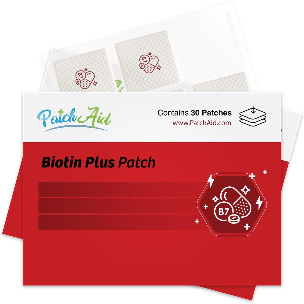 PatchAid Biotin Plus Topical Patch 30-päevane pakkumine
