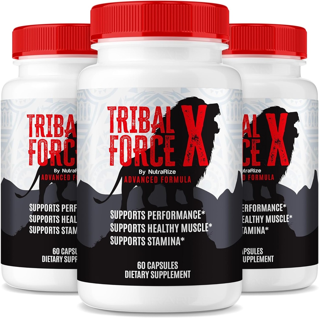 (3 Pack) Tribal Force X kapslid, TribalForceXL Max Performance Support For Men, TribalForce X Kõik looduslikud pillid, TribalForces XXL Meesvalem kestev energia, TribalForces X Review (180 kapslit)