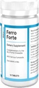 FitForMe bariaatrilised multivitamiinid Raualisand pärast mao möödavoolu - üks päev Ferro Forte tablett - 10 päeva raudse raua tarnimine (Raud Booster Forte närimiseks)