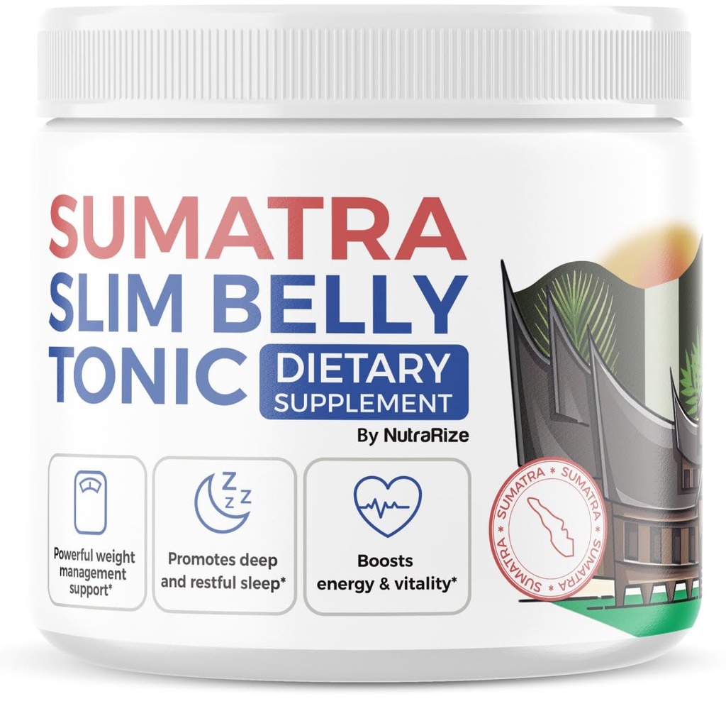 NutraRize Sumatra Slim Belly Tonic Pulber - Toidulisand, All-Natural Maksimaalne Tugevus Pulber, Arvustused (1 Pack)
